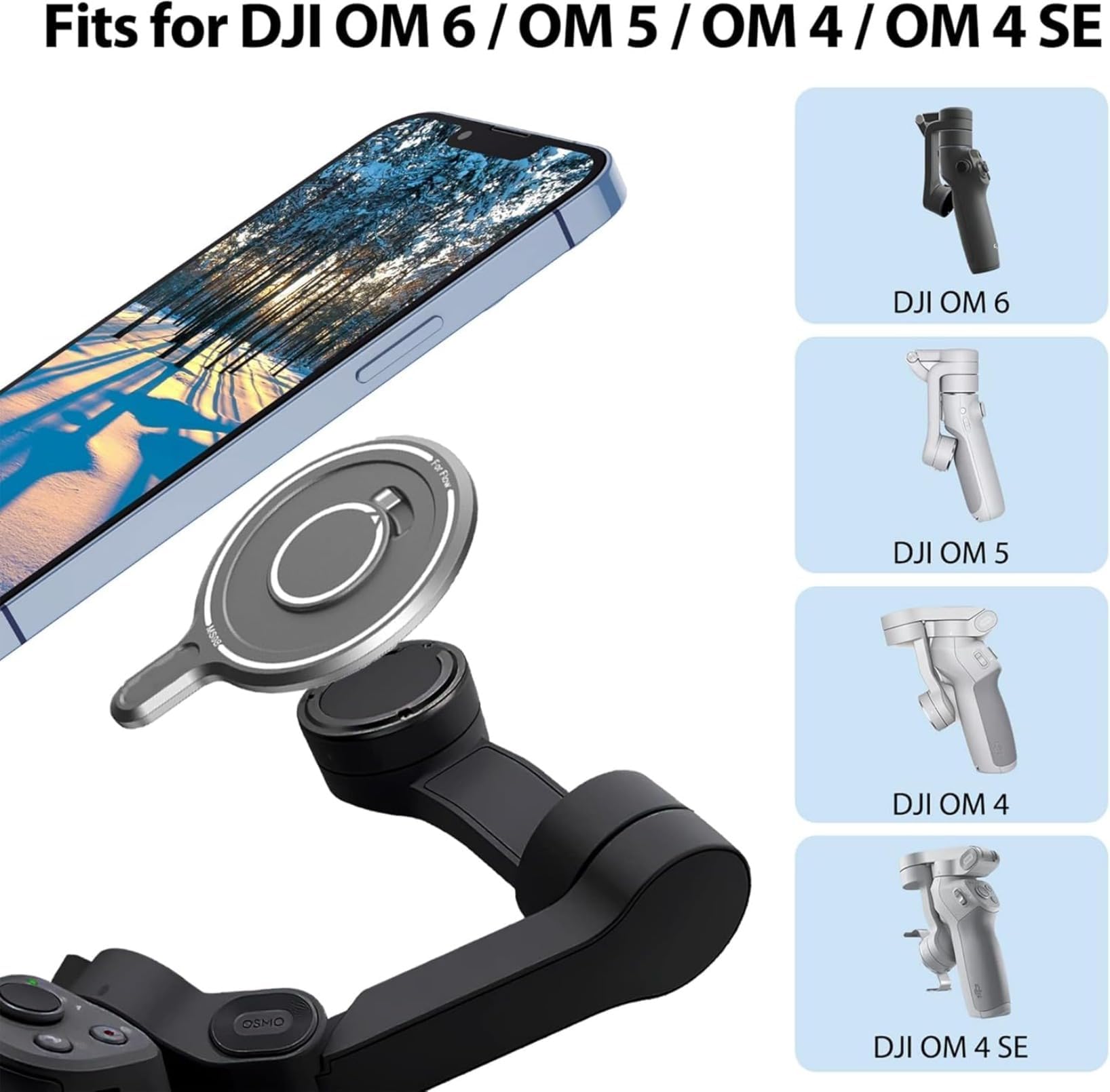 Amazon.co.jp: MagSafe対応 DJI OSMO Mobile 6/5/4 SE マグネット